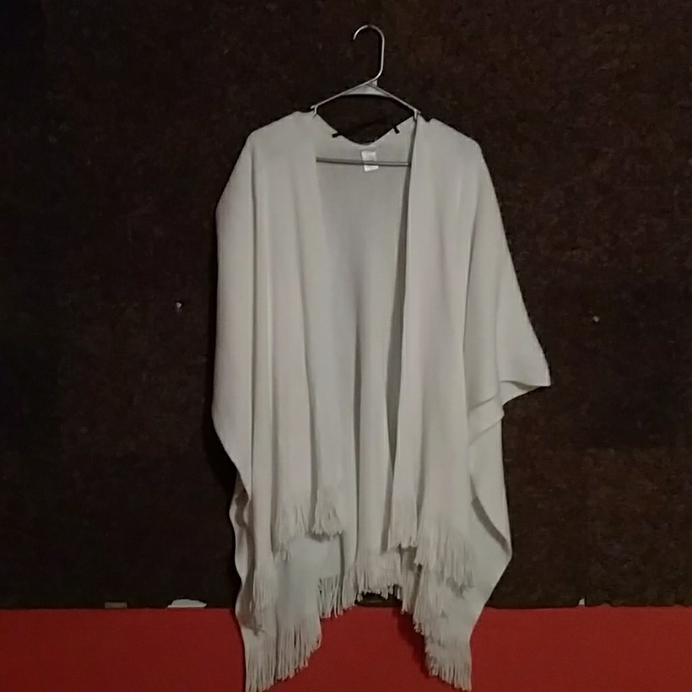 White evening shawl